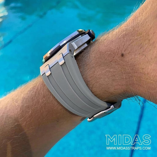 Grey Rubber Strap, Royal Oak Offshore 42mm