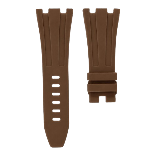 Brown Rubber Strap, Royal Oak Offshore 42mm
