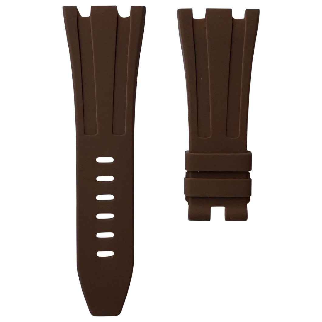 Brown Rubber Strap for Audemars Piguet Royal Oak Offshore 42mm