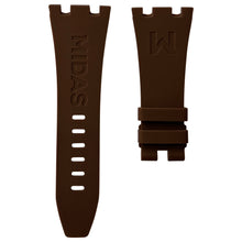 Load image into Gallery viewer, MIDAS Brown AP Rubber Strap for Audemars Piguet Royal Oak Offshore 42mm