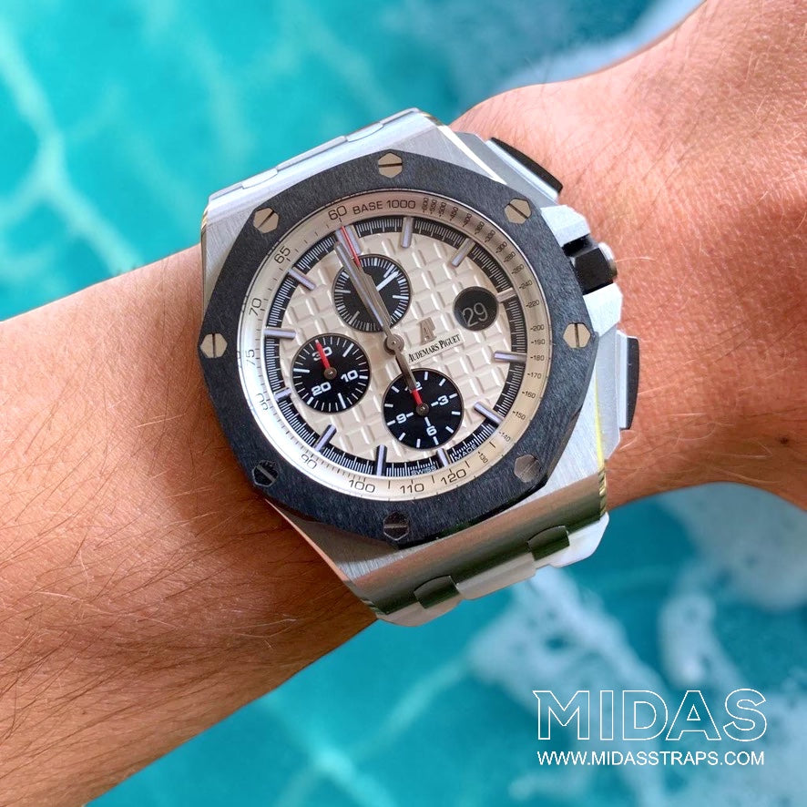 Transparent Rubber Strap for Royal Oak Offshore 44mm | MIDAS