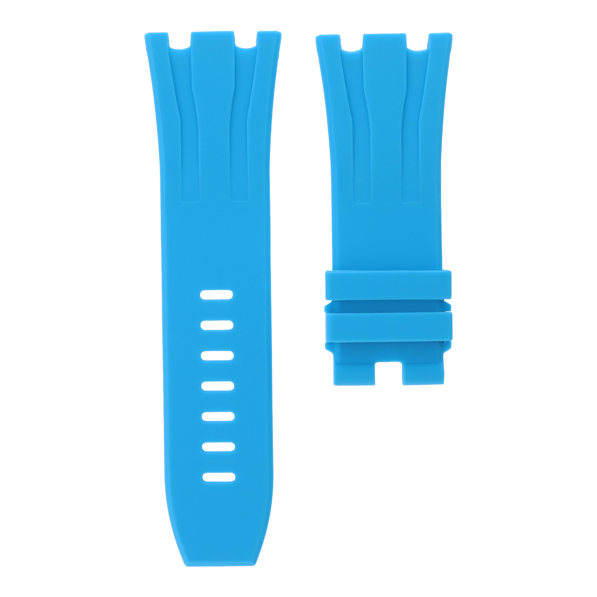Riviera Blue Royal Oak Offshore 44mm rubber strap by MIDAS