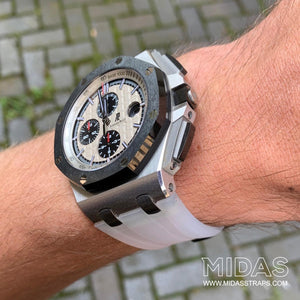 Transparent Clear Rubber Strap for Audemars Piguet Royal Oak Offshore 44mm