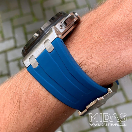 Royal Blue Rubber Strap, Royal Oak Offshore 44mm