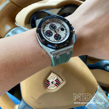 Load image into Gallery viewer, MIDAS Khaki Green AP Rubber Strap for Audemars Piguet Royal Oak Offshore 44mm