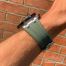 Load image into Gallery viewer, MIDAS Khaki Green AP Rubber Strap for Audemars Piguet Royal Oak Offshore 44mm