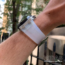 Load image into Gallery viewer, MIDAS Transparent Clear AP Rubber Strap for Audemars Piguet Royal Oak Offshore 44mm