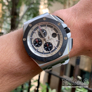 Transparent Clear Rubber Strap for Audemars Piguet Royal Oak Offshore 44mm