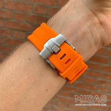 Load image into Gallery viewer, MIDAS Orange AP Rubber Strap for Audemars Piguet Royal Oak Offshore 44mm