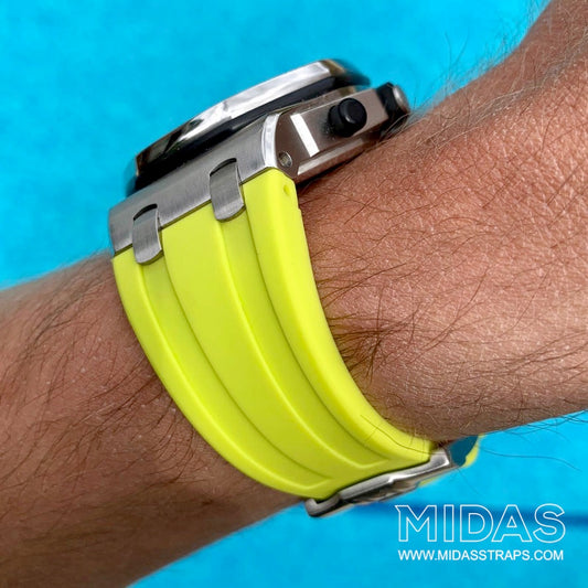 Acid Green Rubber Strap, Royal Oak Offshore 42mm