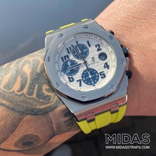 Load image into Gallery viewer, MIDAS Acid Green AP Rubber Strap for Audemars Piguet Royal Oak Offshore 42mm