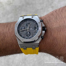 Load image into Gallery viewer, MIDAS Yellow AP Rubber Strap for Audemars Piguet Royal Oak Offshore 42mm