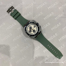 Load image into Gallery viewer, MIDAS Khaki Green AP Rubber Strap for Audemars Piguet Royal Oak Offshore 44mm