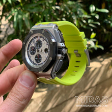 Load image into Gallery viewer, Acid Green Rubber Strap for Audemars Piguet Royal Oak Offshore 44mm