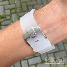 Load image into Gallery viewer, MIDAS Transparent Clear AP Rubber Strap for Audemars Piguet Royal Oak Offshore 44mm