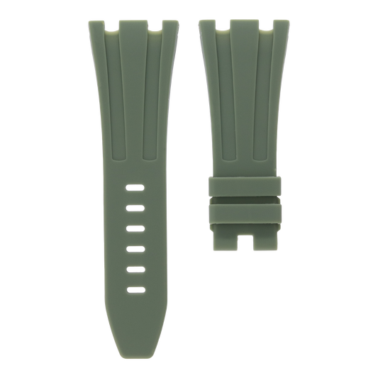 Khaki Green Rubber Strap, Royal Oak Offshore 42mm