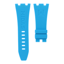Load image into Gallery viewer, MIDAS Riviera Blue AP Rubber Strap for Audemars Piguet Royal Oak Offshore 42mm
