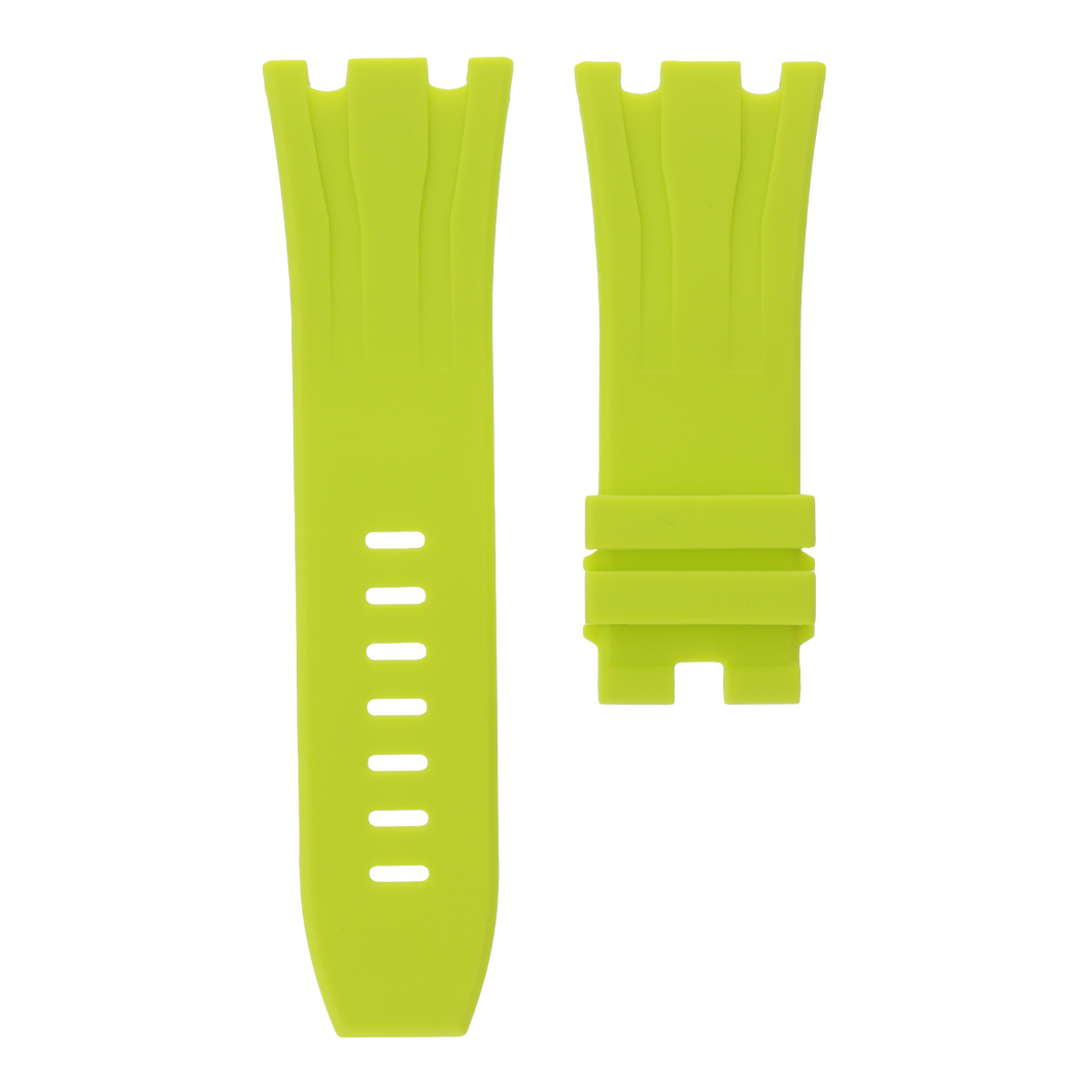 MIDAS Acid Green AP Rubber Strap for Audemars Piguet Royal Oak Offshore 44mm