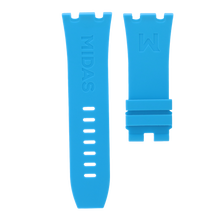 Load image into Gallery viewer, MIDAS Riviera Blue AP Rubber Strap for Audemars Piguet Royal Oak Offshore 44mm