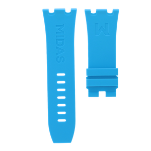 MIDAS Riviera Blue AP Rubber Strap for Audemars Piguet Royal Oak Offshore 44mm