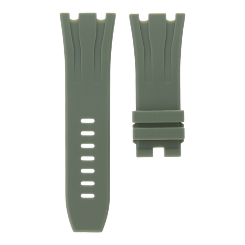 MIDAS Khaki Green AP Rubber Strap for Audemars Piguet Royal Oak Offshore 44mm