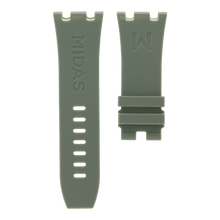 Load image into Gallery viewer, MIDAS Khaki Green AP Rubber Strap for Audemars Piguet Royal Oak Offshore 44mm