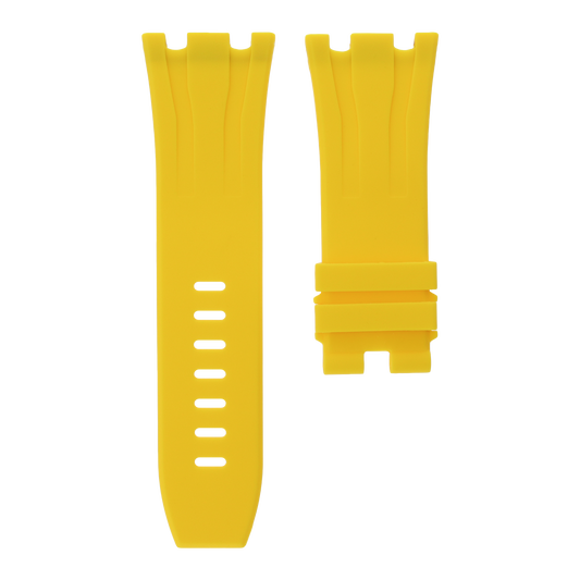Yellow Rubber Strap, Royal Oak Offshore 44mm