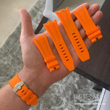 Load image into Gallery viewer, MIDAS Orange AP Rubber Strap for Audemars Piguet Royal Oak Offshore 44mm