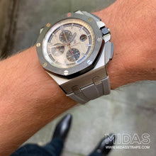 Load image into Gallery viewer, Nardo Grey Rubber Strap for Audemars Piguet Royal Oak Offshore 44mm