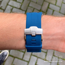 Load image into Gallery viewer, MIDAS Royal Blue AP Rubber Strap for Audemars Piguet Royal Oak Offshore 44mm