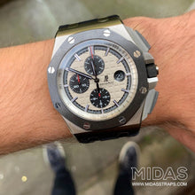 Load image into Gallery viewer, Jet Black Rubber Strap for Audemars Piguet Royal Oak Offshore 44mm