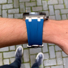 Load image into Gallery viewer, MIDAS Royal Blue AP Rubber Strap for Audemars Piguet Royal Oak Offshore 44mm