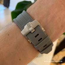 Load image into Gallery viewer, MIDAS Grey AP Rubber Strap for Audemars Piguet Royal Oak Offshore 42mm