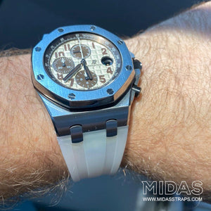 Transparent Clear Rubber Strap for Audemars Piguet Royal Oak Offshore 42mm