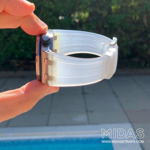 MIDAS AP Transparent Clear Rubber Strap for Audemars Piguet Royal Oak Offshore 42mm