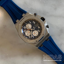 Load image into Gallery viewer, MIDAS Royal Blue AP Rubber Strap for Audemars Piguet Royal Oak Offshore 42mm