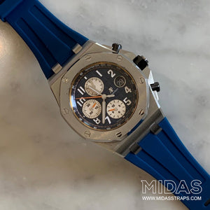 MIDAS Royal Blue AP Rubber Strap for Audemars Piguet Royal Oak Offshore 42mm