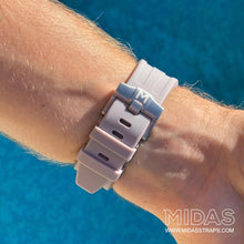 Load image into Gallery viewer, MIDAS Blush Grey AP Rubber Strap for Audemars Piguet Royal Oak Offshore 42mm